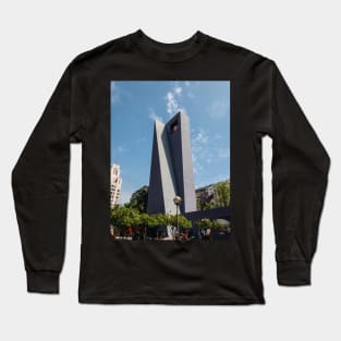 Large statue in Pershing Square, Downtown Los Angeles Long Sleeve T-Shirt